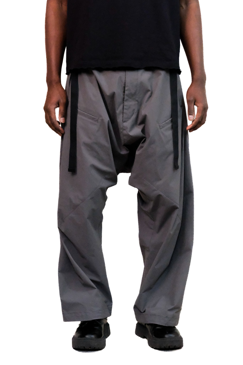 Encapsulated Nylon Ultrawide Drawcord Trousers