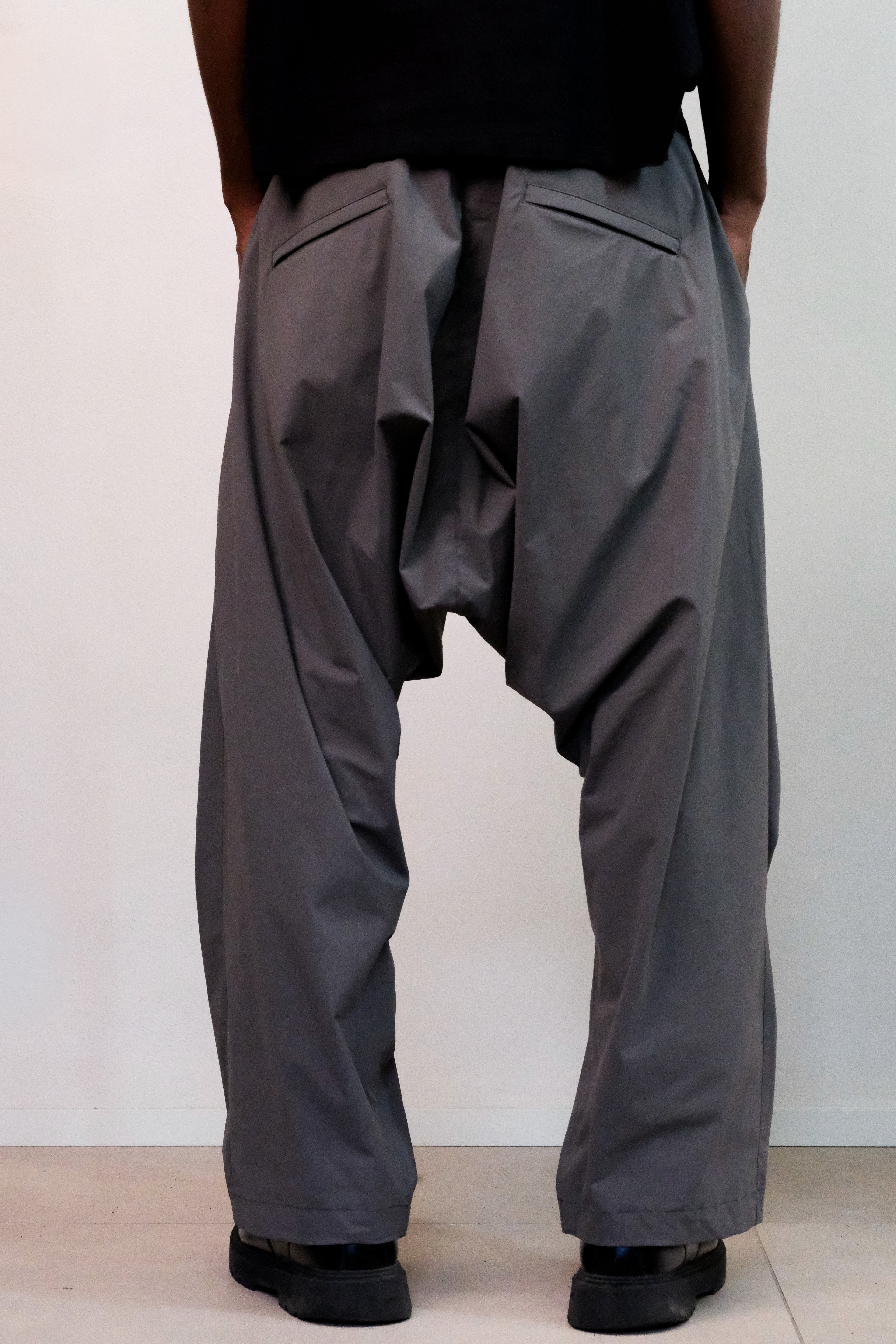 Encapsulated Nylon Ultrawide Drawcord Trousers